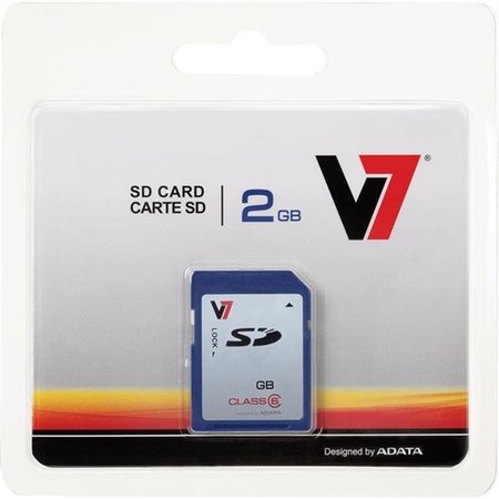 V7 V7 VASD2GR-1N 2GB SD Memory Card VASD2GR-1N